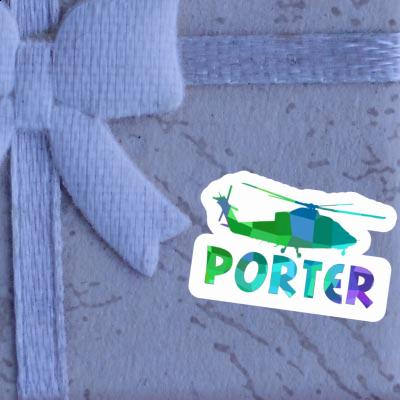 Porter Autocollant Hélicoptère Gift package Image