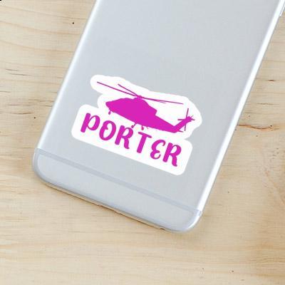 Helicopter Sticker Porter Notebook Image