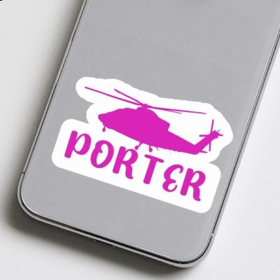 Sticker Porter Hubschrauber Notebook Image