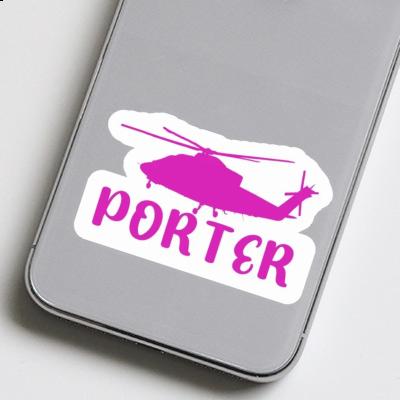 Sticker Porter Helikopter Notebook Image