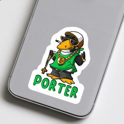 Autocollant Pingouin hip-hop Porter Gift package Image