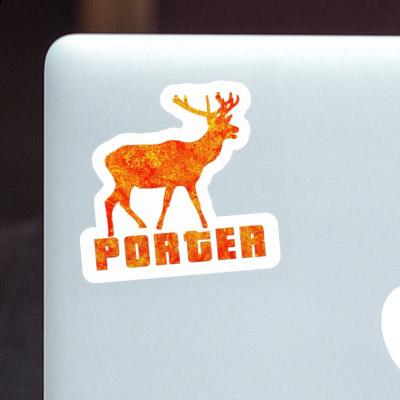 Porter Sticker Deer Notebook Image