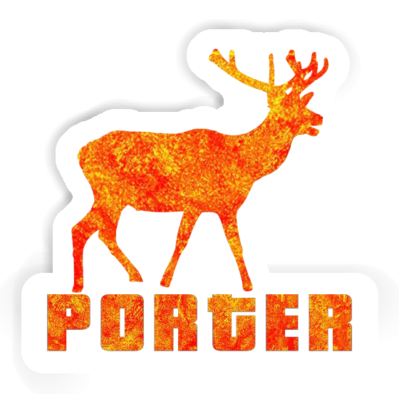 Porter Autocollant Cerf Image