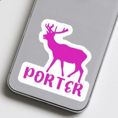 Autocollant Porter Cerf Gift package Image