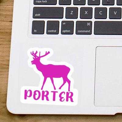 Porter Sticker Deer Image