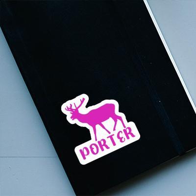 Porter Sticker Deer Notebook Image