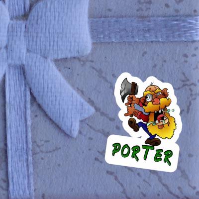 Holzfäller Aufkleber Porter Gift package Image