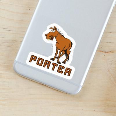 Porter Autocollant Cheval Gift package Image