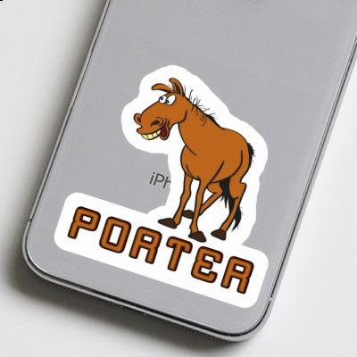 Porter Sticker Pferd Gift package Image