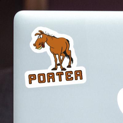 Porter Autocollant Cheval Gift package Image