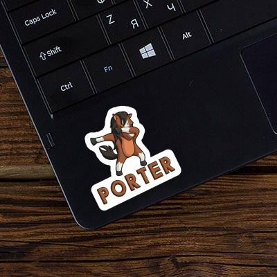 Sticker Horse Porter Notebook Image