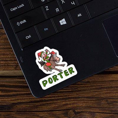 Sticker Reiter Porter Gift package Image