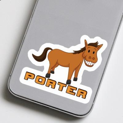 Sticker Horse Porter Image