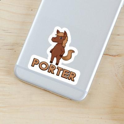 Porter Sticker Horse Notebook Image