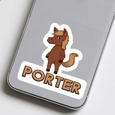 Porter Autocollant Cheval Gift package Image