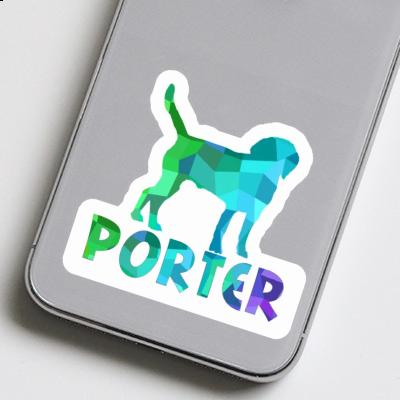 Porter Aufkleber Hund Image