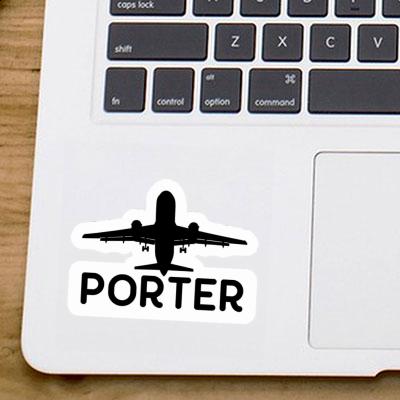 Porter Autocollant Jumbo-Jet Notebook Image