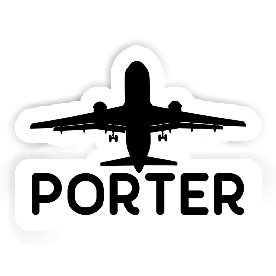 Porter Autocollant Jumbo-Jet Notebook Image