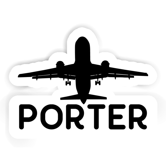 Porter Autocollant Jumbo-Jet Image