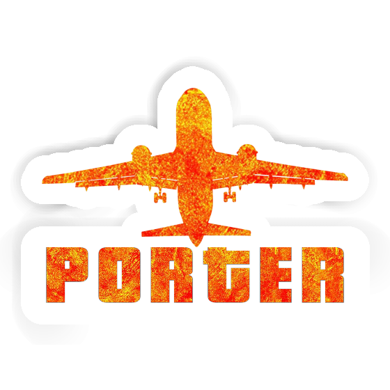 Porter Sticker Jumbo-Jet Notebook Image