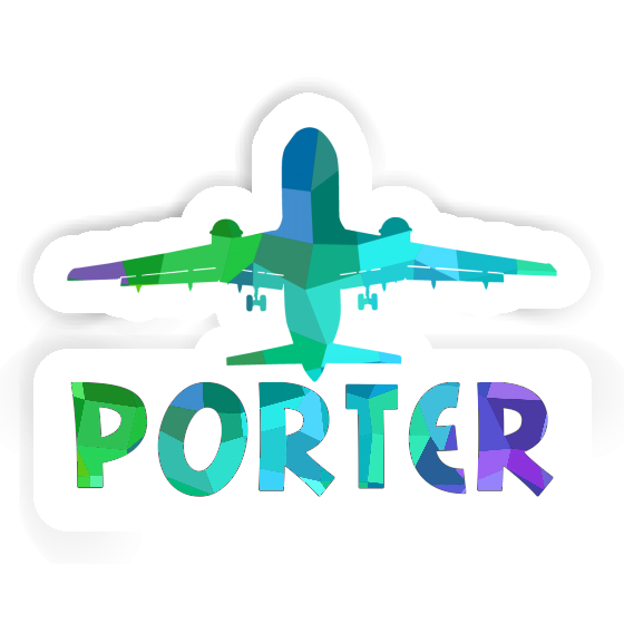 Porter Autocollant Jumbo-Jet Gift package Image