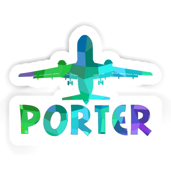 Porter Autocollant Jumbo-Jet Laptop Image