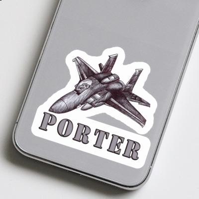 Sticker Porter Flugzeug Laptop Image