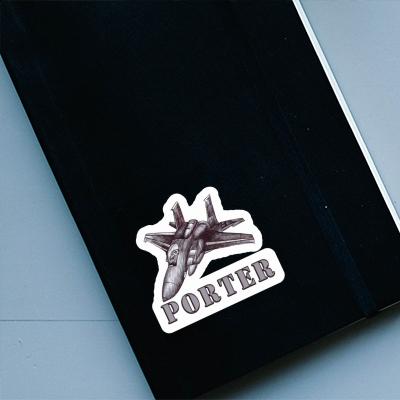 Sticker Porter Flugzeug Laptop Image