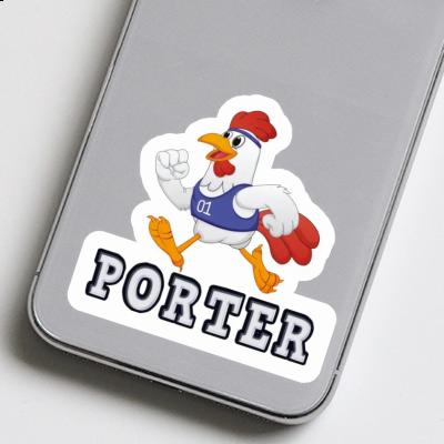 Sticker Porter Läufer Notebook Image