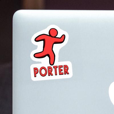 Porter Autocollant Joggeur Laptop Image