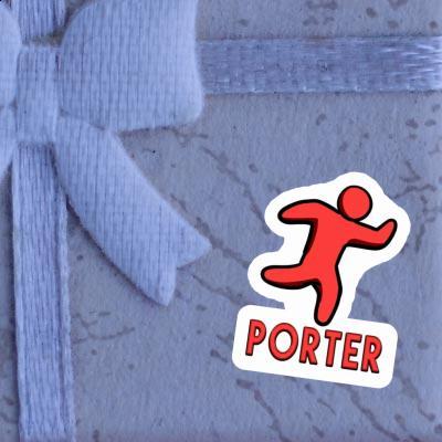 Läufer Aufkleber Porter Gift package Image