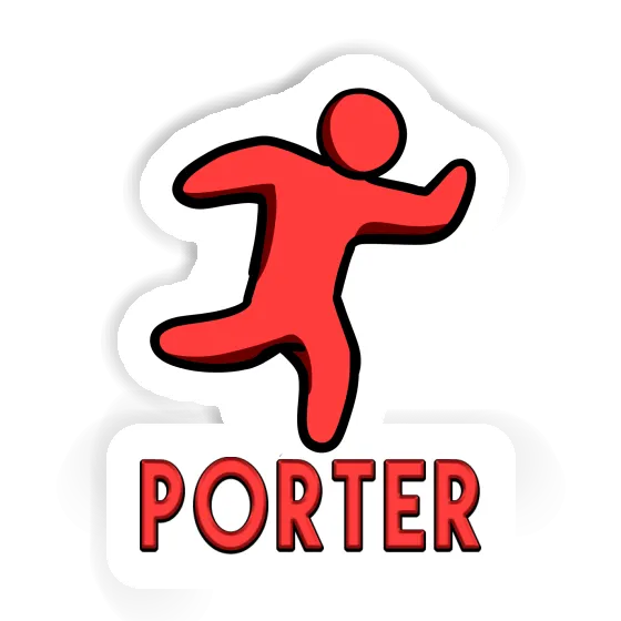 Läufer Aufkleber Porter Image