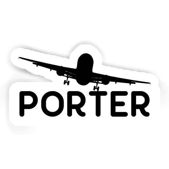 Flugzeug Sticker Porter Notebook Image