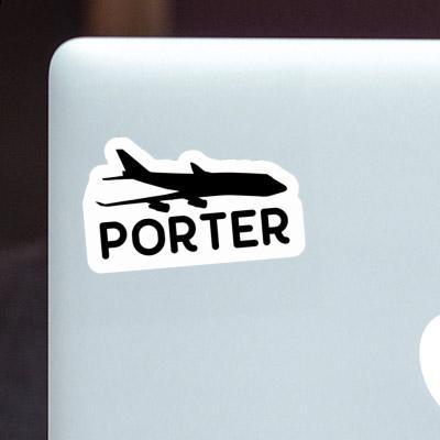 Sticker Jumbo-Jet Porter Laptop Image