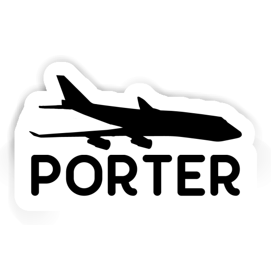 Porter Aufkleber Jumbo-Jet Notebook Image