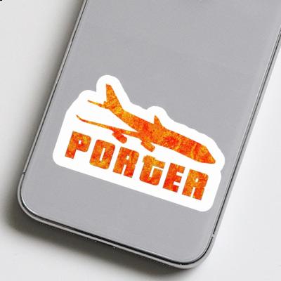 Porter Sticker Jumbo-Jet Notebook Image