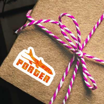 Sticker Jumbo-Jet Porter Gift package Image