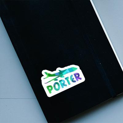 Porter Aufkleber Jumbo-Jet Laptop Image