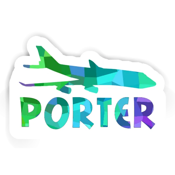 Jumbo-Jet Sticker Porter Notebook Image