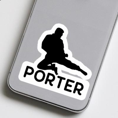 Porter Sticker Karateka Laptop Image