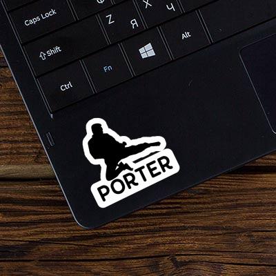 Karatéka Autocollant Porter Laptop Image