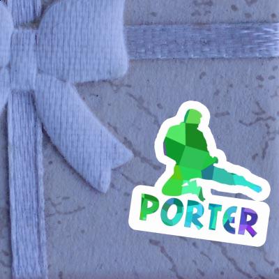 Porter Sticker Karateka Laptop Image