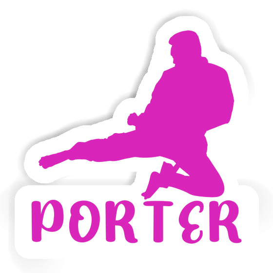 Sticker Karateka Porter Gift package Image