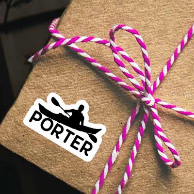 Kayaker Sticker Porter Gift package Image