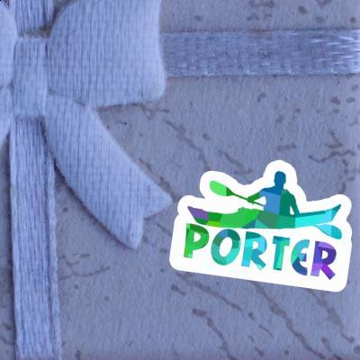 Porter Sticker Kajakfahrer Gift package Image