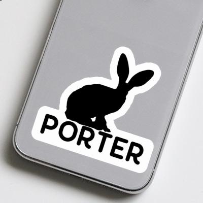 Porter Autocollant Lapin Gift package Image