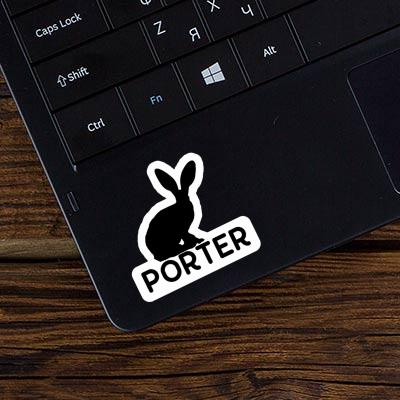 Sticker Rabbit Porter Notebook Image