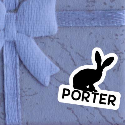 Aufkleber Porter Kaninchen Laptop Image