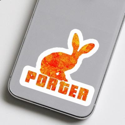 Aufkleber Porter Hase Image