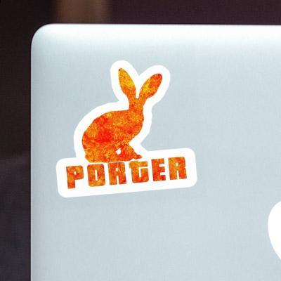 Sticker Porter Rabbit Laptop Image